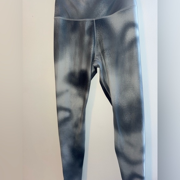 Nike One Dri-Fit Grey White High Rise Full Length Leggings Size Small NWT - Picture 4 of 11